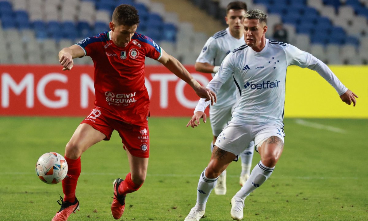 Cruzeiro e Unión La Calera (foto: AFP)
