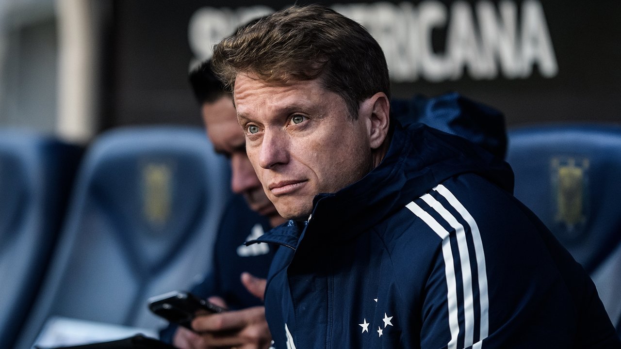 Fernando Seabra, treinador do Cruzeiro (foto: Gustavo Aleixo/Cruzeiro)