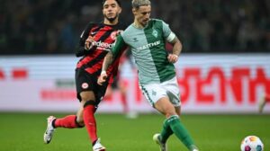 Eintracht Frankfurt enfrenta o Werder Bremen na Bundesliga - Crédito: 