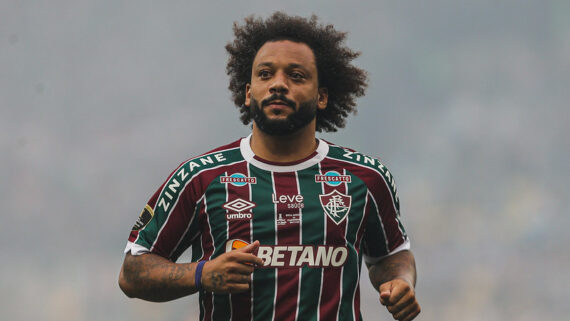 Marcelo pelo Fluminense (foto: LUCAS MERÇON / FLUMINENSE F.C.)