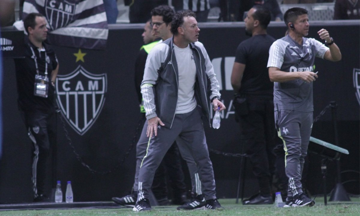 Gabriel Milito, técnico do Atlético (foto: Edesio Ferreira/EM D.A Press)
