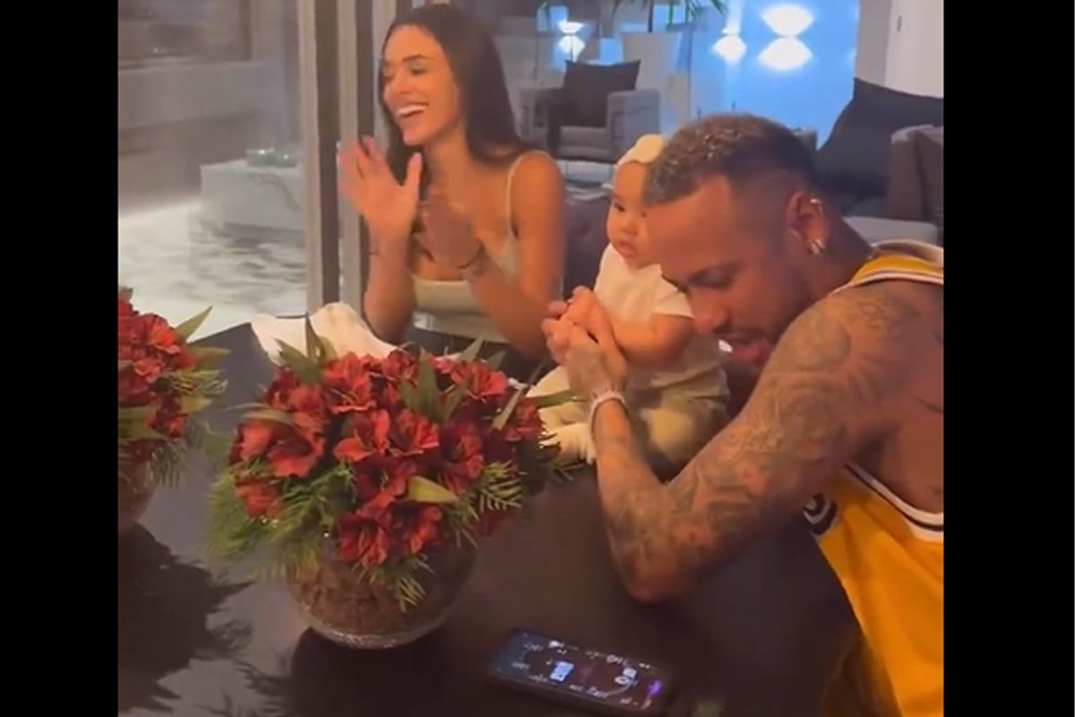 Neymar, Mavie e Bruna Biancardi (foto: Reprodução)