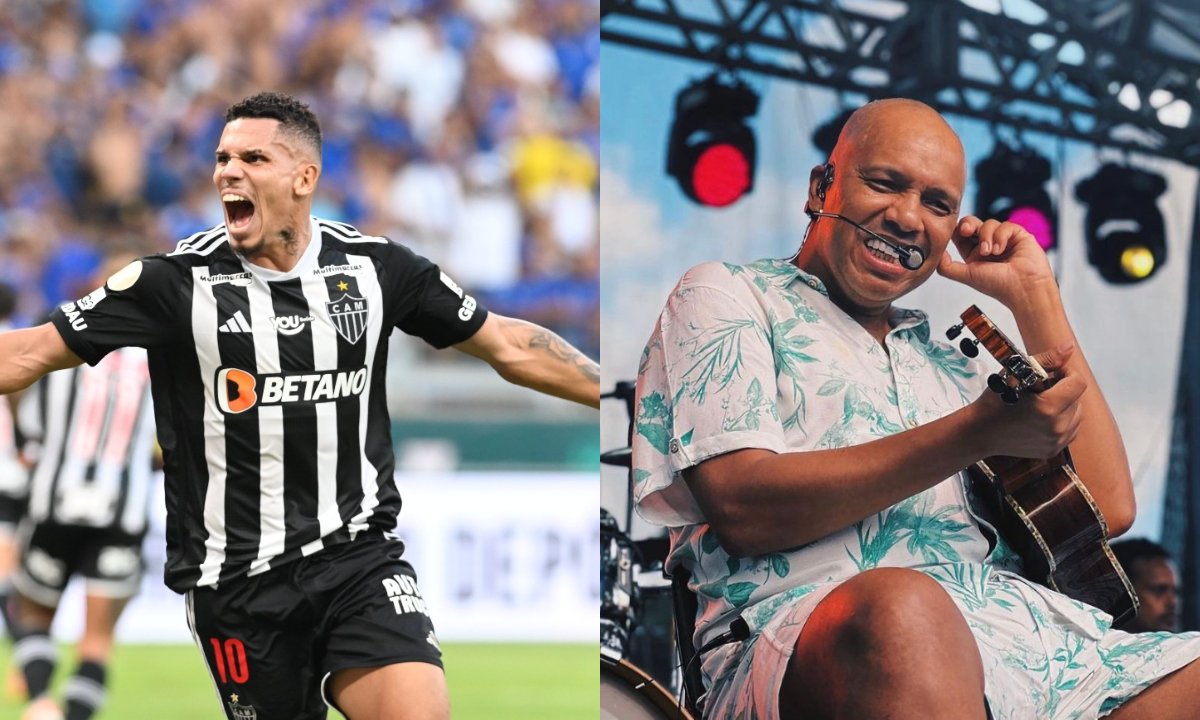 Paulinho em jogo do Campeonato Mineiro (foto: Leandro Couri/EM/D.A Press - Reprodução/Instagram)