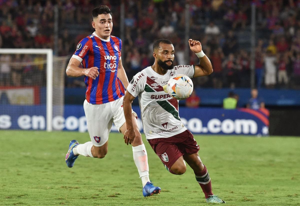 Cerro Porteño e Fluminense empataram por 0 a 0 (foto: NORBERTO DUARTE/AFP)