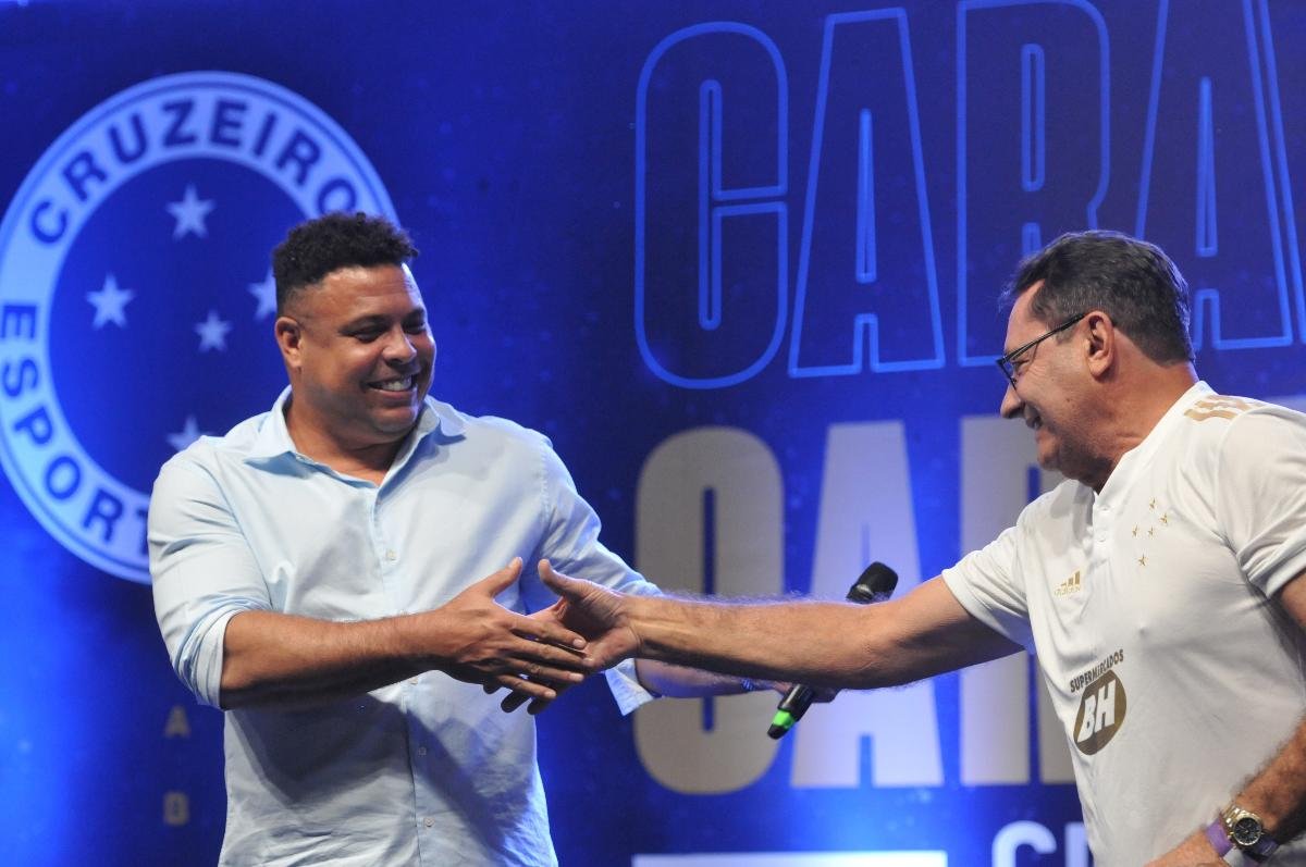 Ronaldo Fenômeno e Pedro Lourenço (foto: Gladyston Rodrigues/EM/D.A Press)