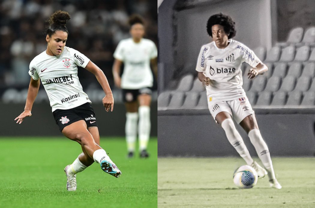 Santos e Corinthians no Brasileiro Feminino (foto: Guilherme Greghi / Santos FC Staff Images / CBF)