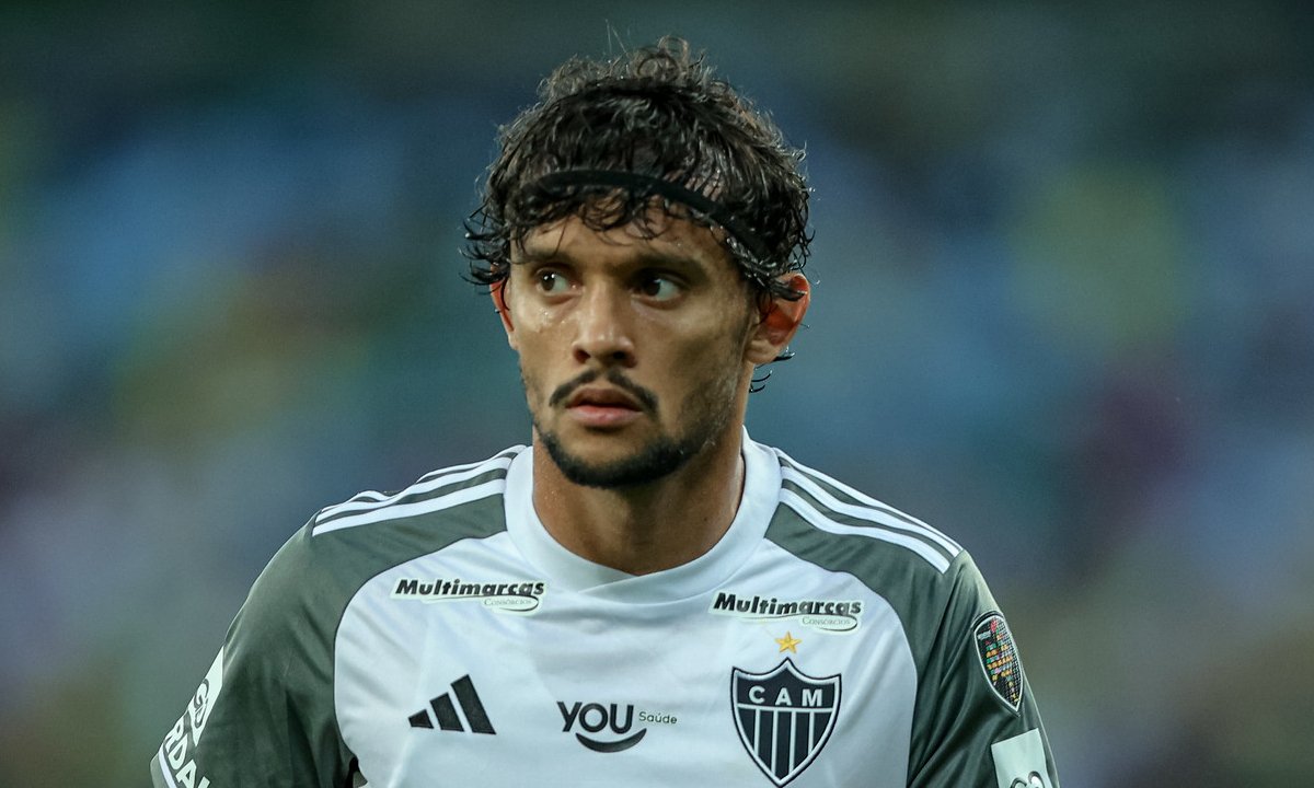 Scarpa em Cuiabá x Atlético (foto: Pedro Souza/Atlético)