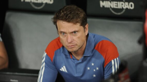 Fernando Seabra, treinador do Cruzeiro (foto: Alexandre Guzanshe/EM/DA Press)