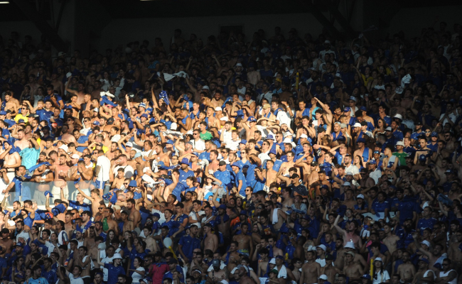 Torcida do Cruzeiro na final do Mineiro