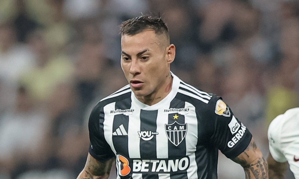 Vargas em jogo pelo Atlético (foto: Pedro Souza/Atlético)