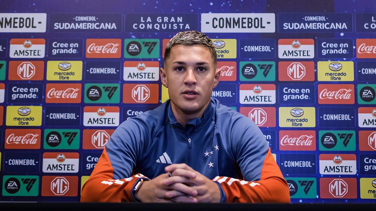 Mateus Vital, meia do Cruzeiro (foto: Gustavo Aleixo/Cruzeiro)