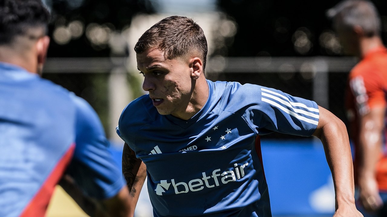 Vitinho, jogador do Cruzeiro (foto: Gustavo Aleixo/Cruzeiro)