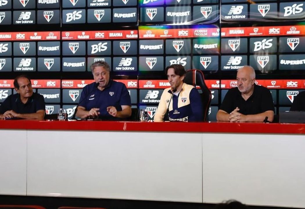 Zubeldía na apresentado no São Paulo (foto: Rubens Chiri / saopaulofc)