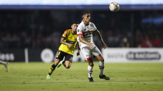 São Paulo e Barcelona empataram por 0 a 0 no Morumbis (foto: Rubens Chiri e Paulo Pinto/Saopaulofc.net)