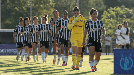 Jogadoras do Atlético, pelo Brasileiro Feminino (foto: Daniela Veiga/Atlético)