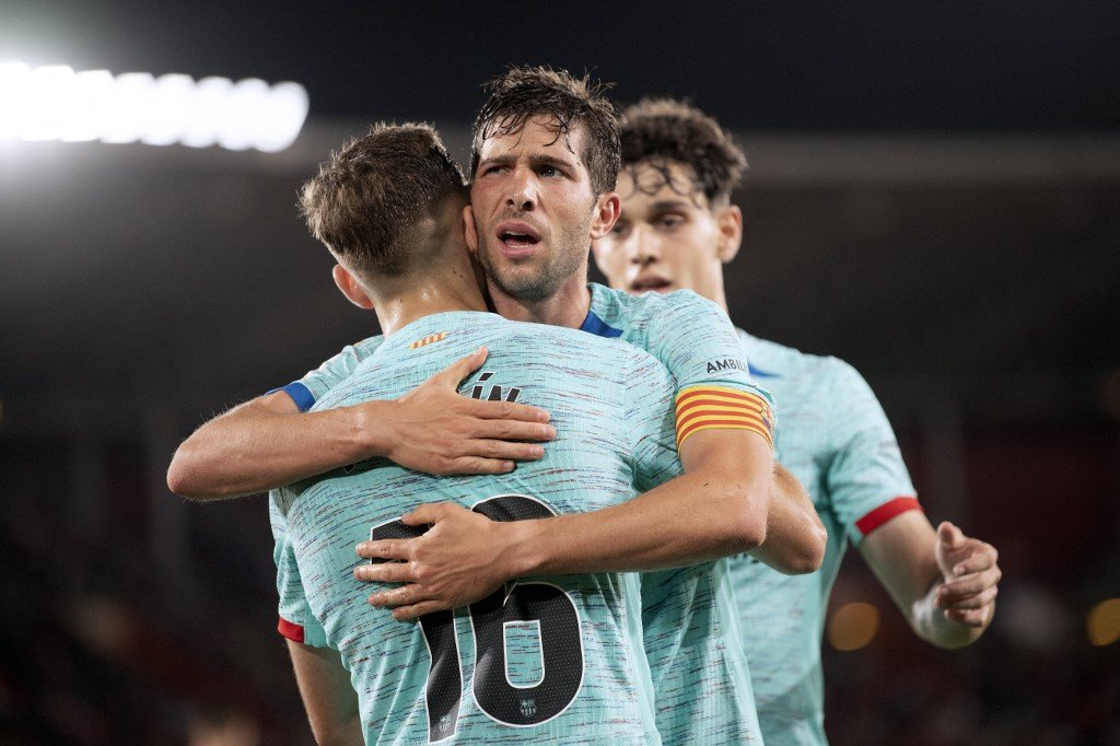 Barcelona busca garantir de vez o segundo lugar do Espanhol (foto: Jorge Guerrero/AFP)