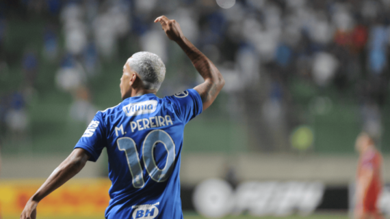 Matheus Pereira, meio-campista do Cruzeiro (foto: Alexandre Guzanshe/EM/D.A. Press)