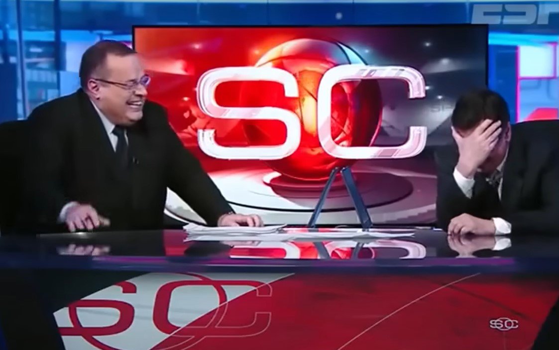 Paulo Soares e Antero Greco (foto: Reprodução/ESPN)