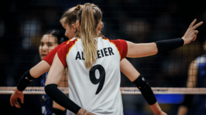 Lina Alsmeier é uma das ponteiras da Seleção Alemã - Crédito: 