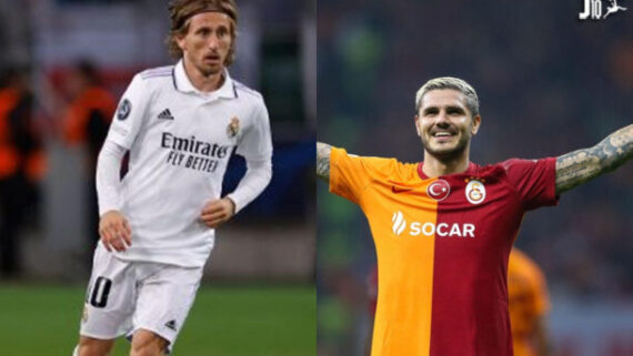 Modric e Icardi estão na mira do Como para 2024/25 (foto: Divulgação/Real Madrid e Hossein/AFP via Getty Images)
