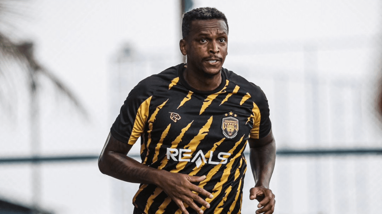 Jô, atacante do Amazonas (foto: João Vitor Normando)
