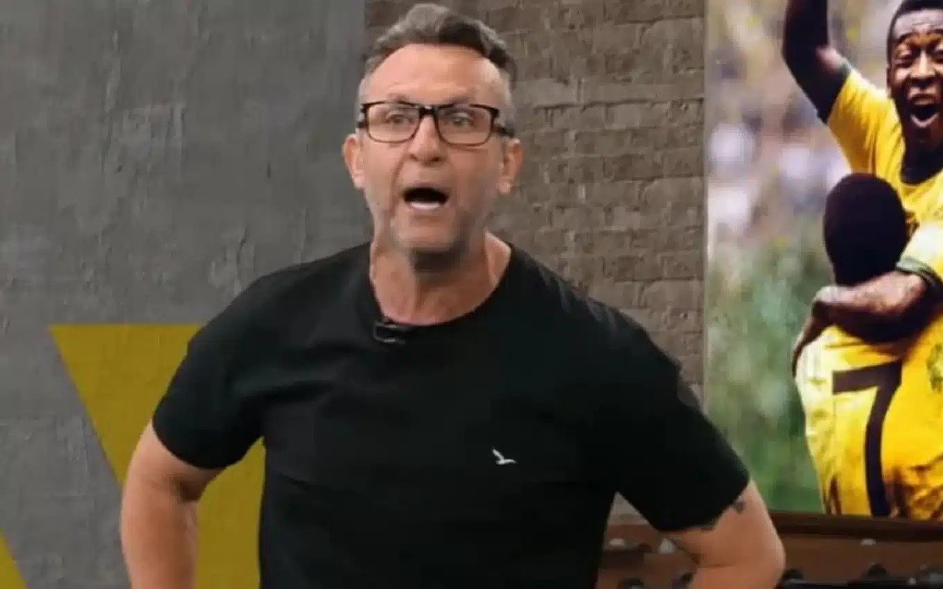 Ex-jogador Neto, apresentador do programa Donos da Bola (foto: Reprodução/TV Bandeirantes)