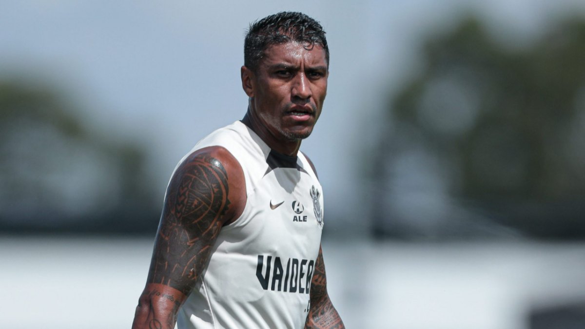 Paulinho em treino do Corinthians (foto: Rodrigo Coca/Agência Corinthians)