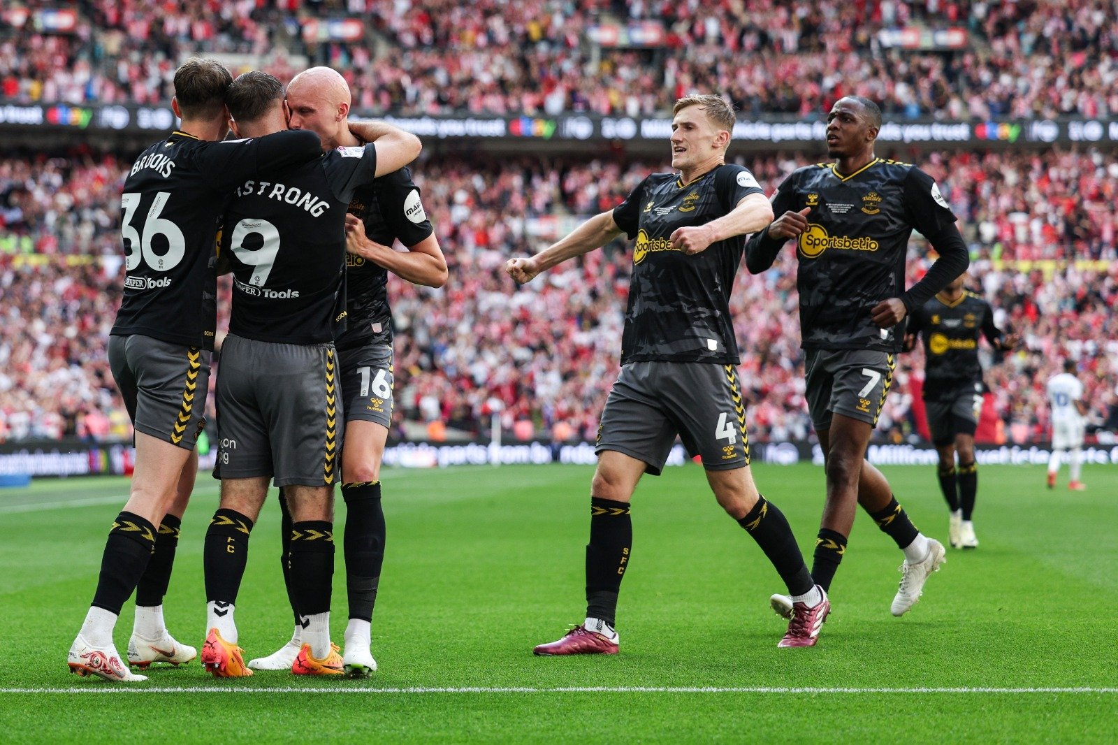 O Southampton ficou com a última vaga para a Premier League (foto: Adrian Dennis/AFP)