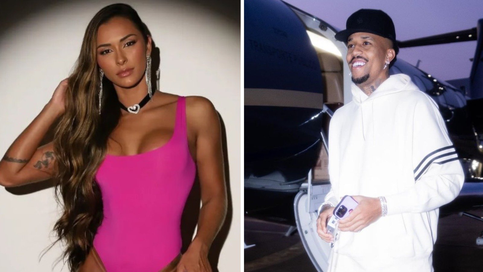 Taína Castro e Éder Militão estão namorando (foto: Redes sociais/Reprodução)