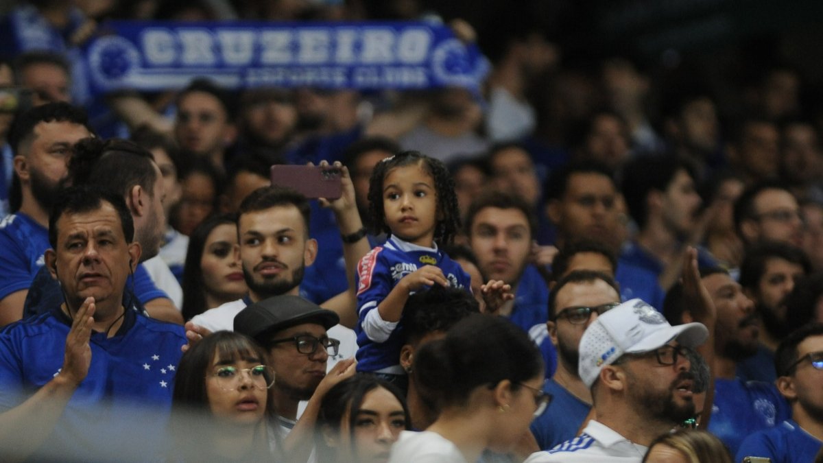 Torcida do Cruzeiro no Independência (foto: Alexandre Guzanshe/EM/D.A.Press)