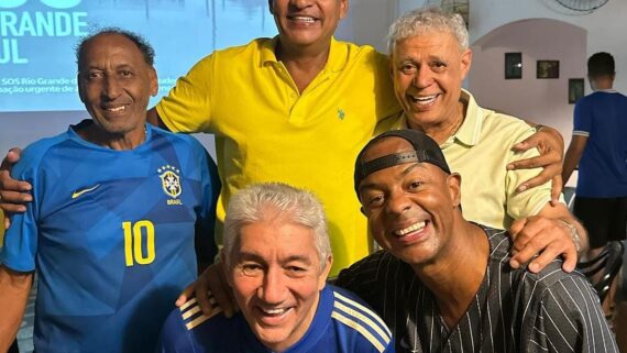 Joãozinho se reuniu com Nonato e outros ex-jogadores do Cruzeiro (foto: Instagram/Nonato06)