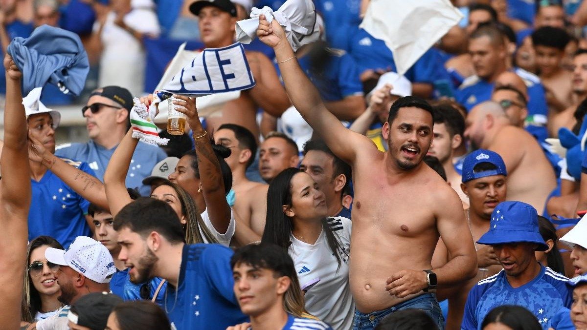Torcida do Cruzeiro no Mineirão (foto: Leandro Couri/EM/D.A. Press)