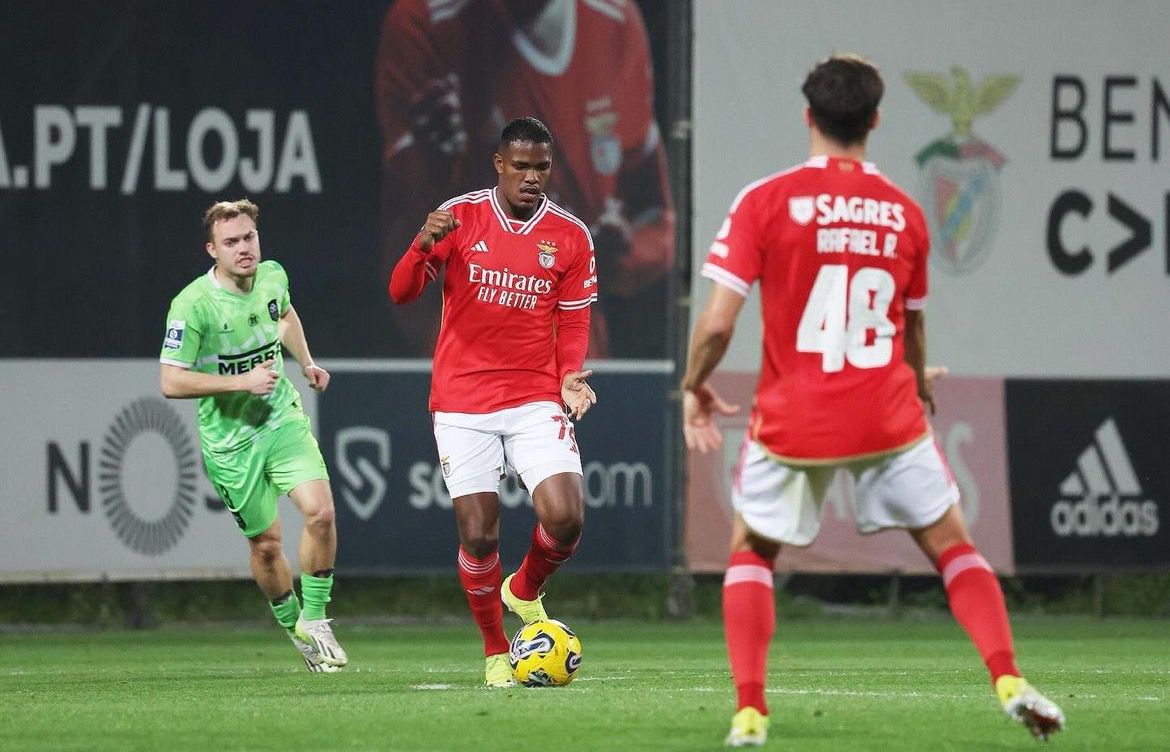 Gustavo Marques em ação pelo Benfica - (foto: Reprodução/Instagram)