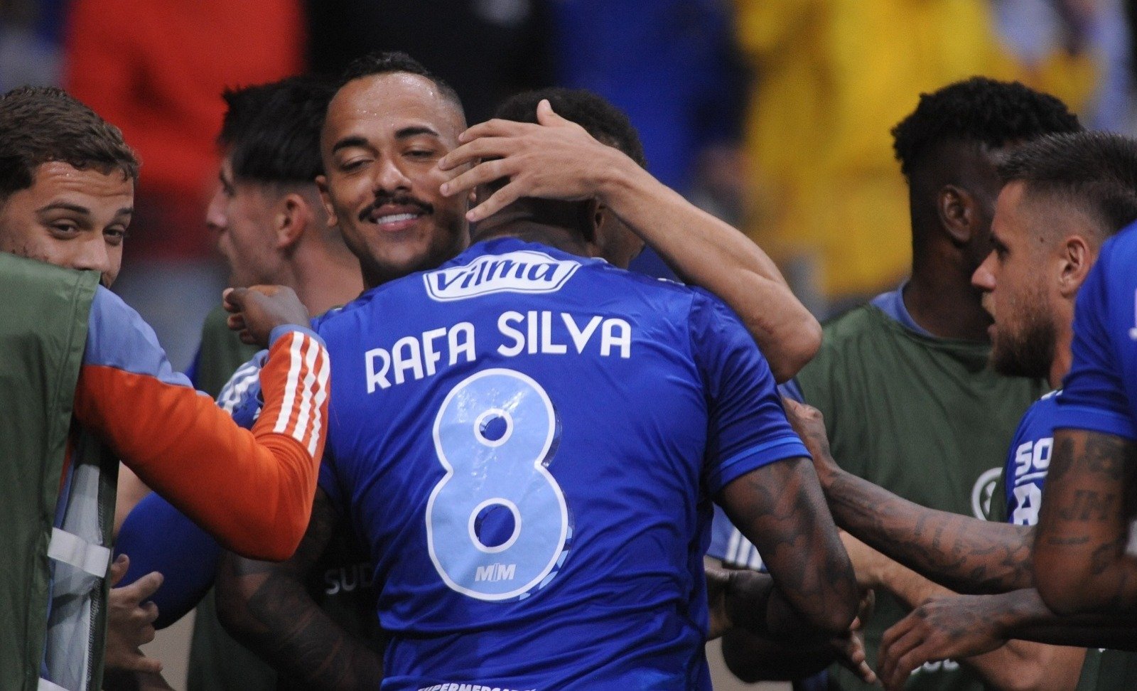 Rafa Silva fez o gol do Cruzeiro na vitória sobre a Universidad Católica (foto: Alexandre Guzanshe/EM D.A Press)