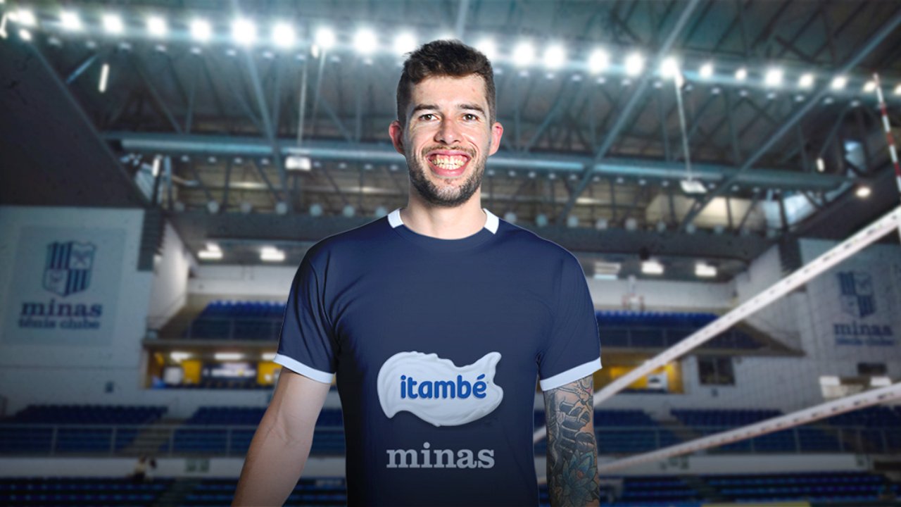 Willian Doardo, novo reforço do Minas (foto: Divulgação/Minas Tênis Clube)