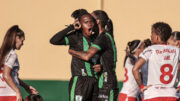 América em jogo contra o Bragantino pelo Brasileiro feminino (foto: Ta Santanna / Manu Aguilar / BH Foto)