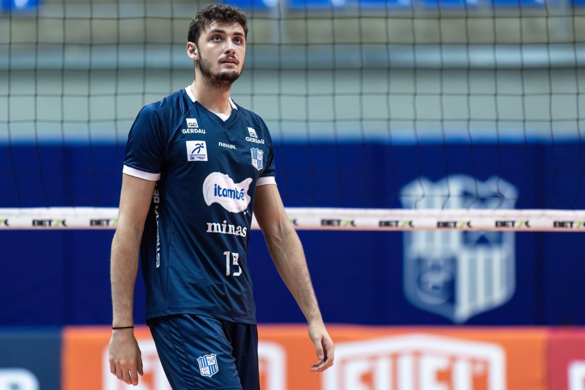 Arthur Bento, ponteiro do Minas e Seleção Brasileira (foto: Hedgard Moraes/Minas Tênis Clube)