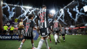Atlético em jogo do Campeonato Brasileiro na Arena MRV (foto: Pedro Souza/Atlético)