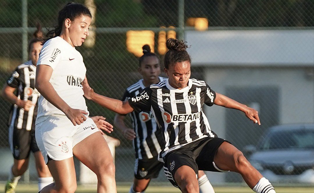 Atlético perdeu para o Corinthians na oitava rodada do Brasileirão Feminino (foto: Divulgação/X/@GaloFFeminino)