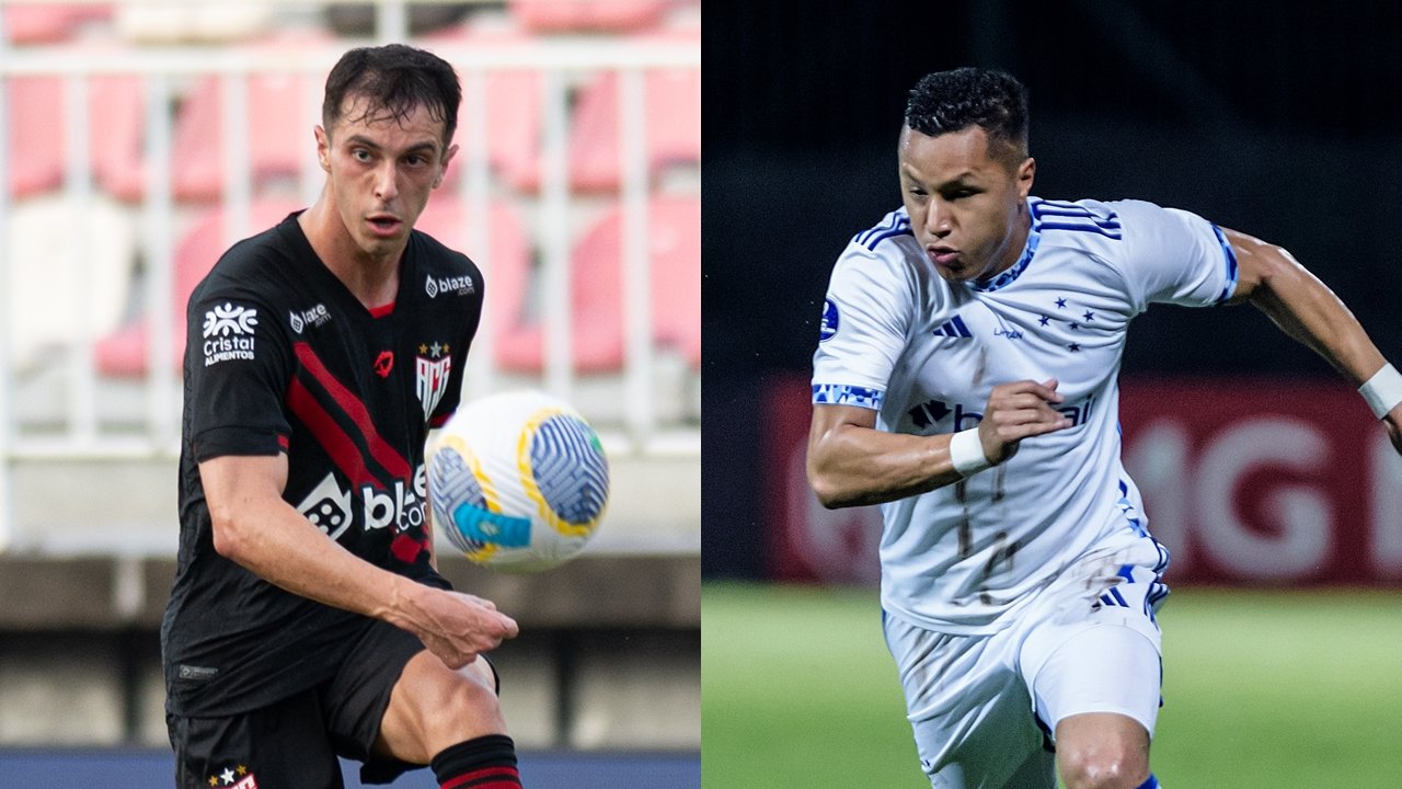 Atlético-GO e Cruzeiro se enfrentam na sexta rodada do Brasileirão (foto: Luiz Vieira/ACG e Gustavo Aleixo/Cruzeiro)