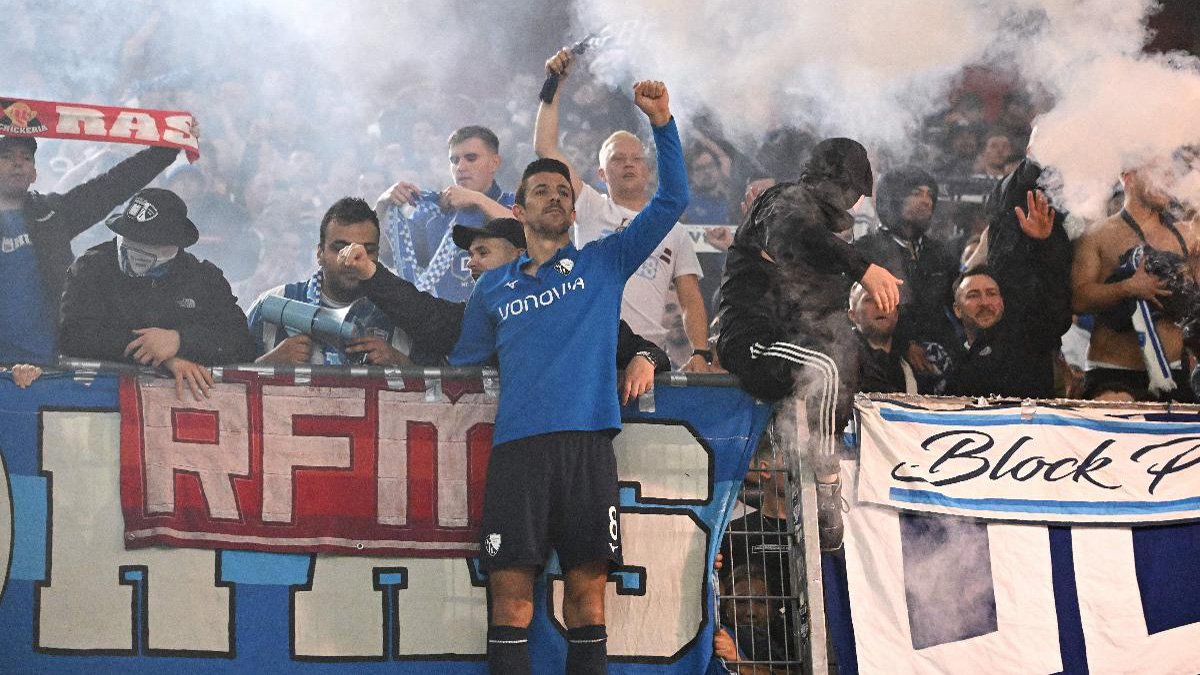 Bochum segue na elite do Campeonato Alemão (foto: UWE KRAFT/AFP)