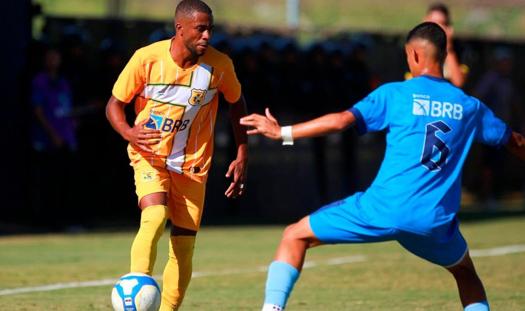 Jogadores em Real Brasília x Brasiliense (foto: Divulgação/Brasiliense)