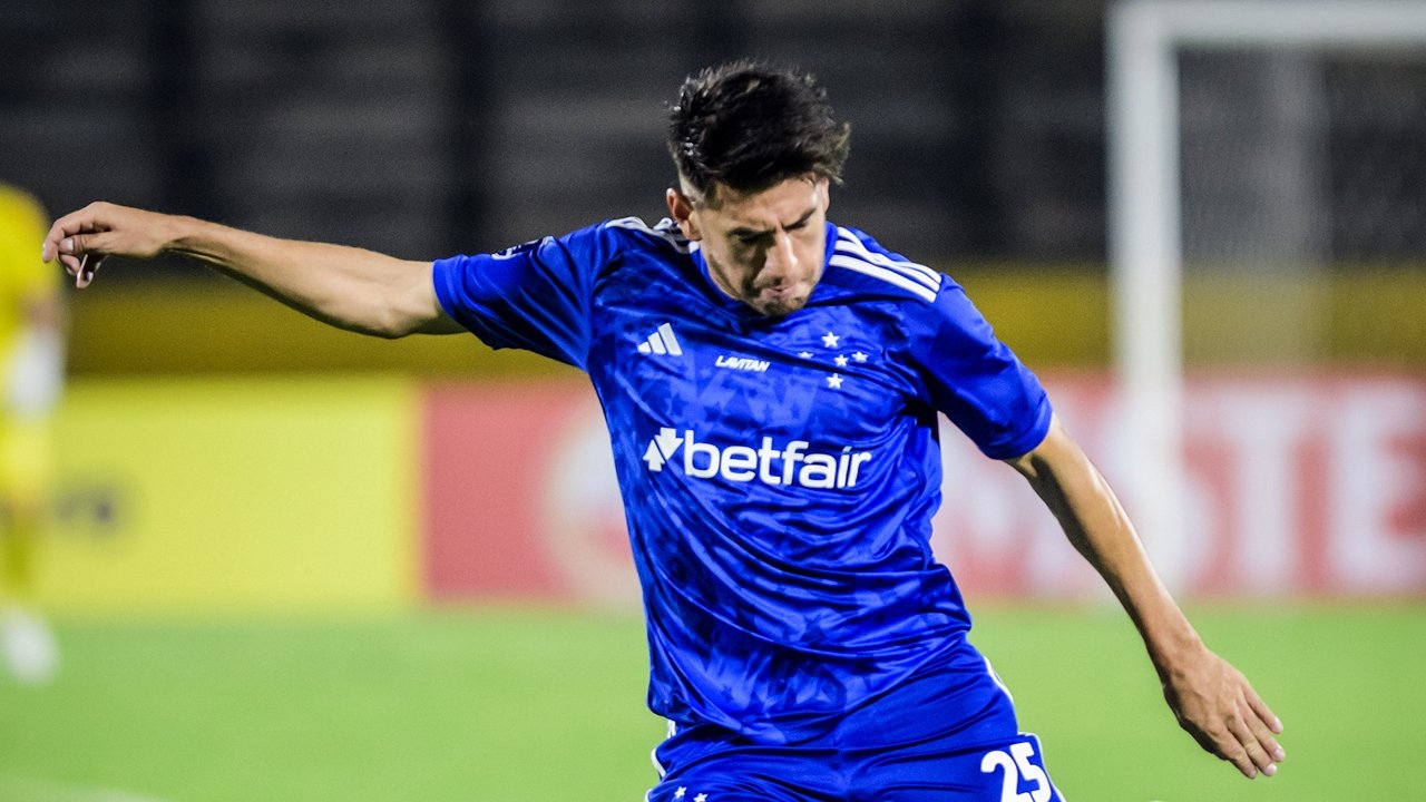 Lucas Villalba, jogador do Cruzeiro (foto: Gustavo Aleixo/Cruzeiro)
