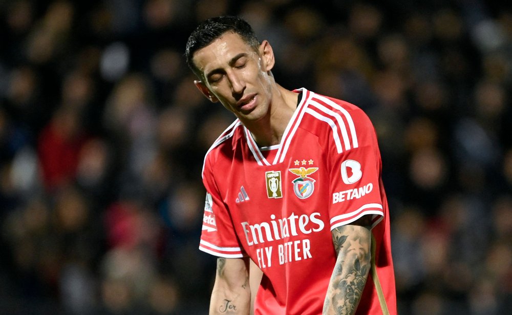 Di María em ação pelo Benfica (foto: Miguel Riopa/AFP)