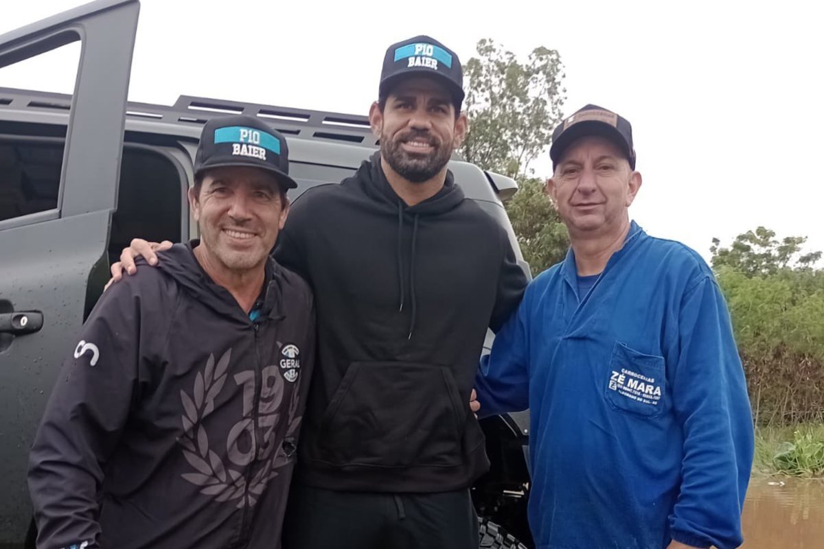 Diego Costa e amigos (foto: Reprodução / Twitter)