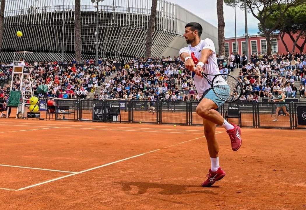 Djokovic no Aberto de Roma (foto: Divulgação/Aberto de Roma)