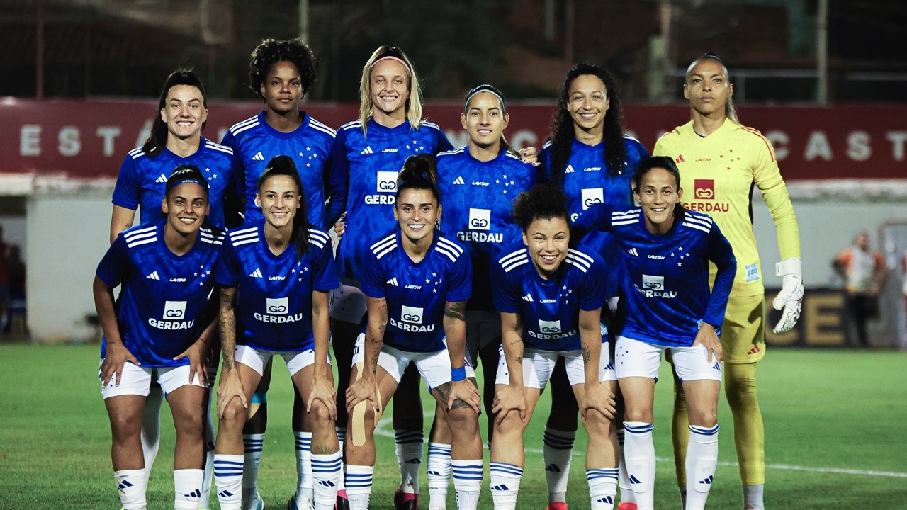 Elenco feminino do Cruzeiro (foto: Gustavo Martins/Cruzeiro)