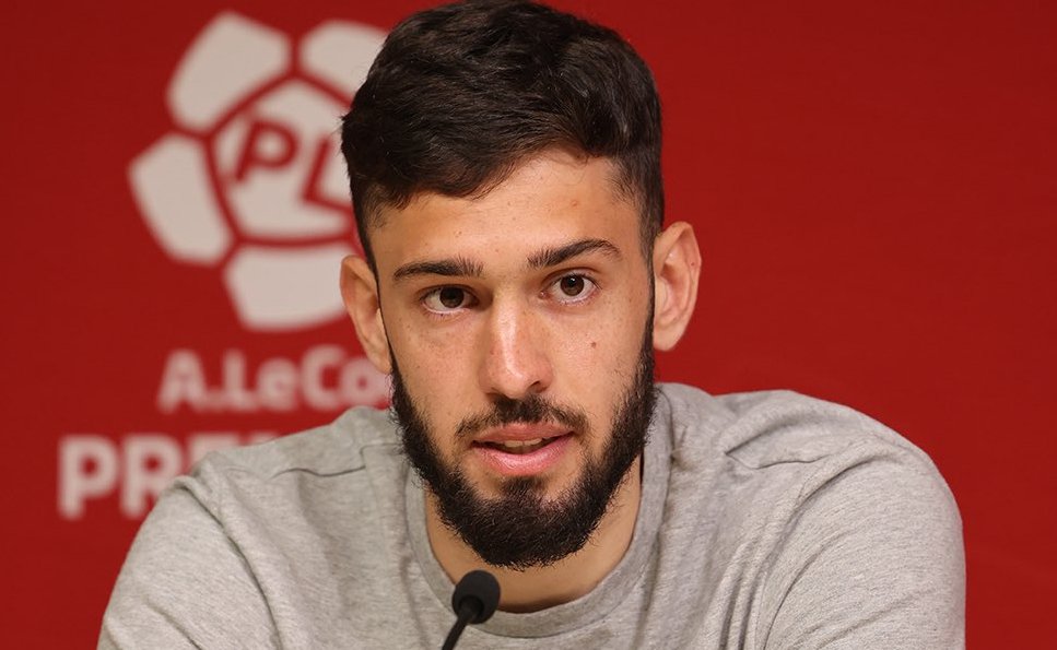 Felipe Felício, atacante de 21 anos que pertence ao Atlético e defende o Levadia, da Estônia (foto: Divulgação/Levadia)