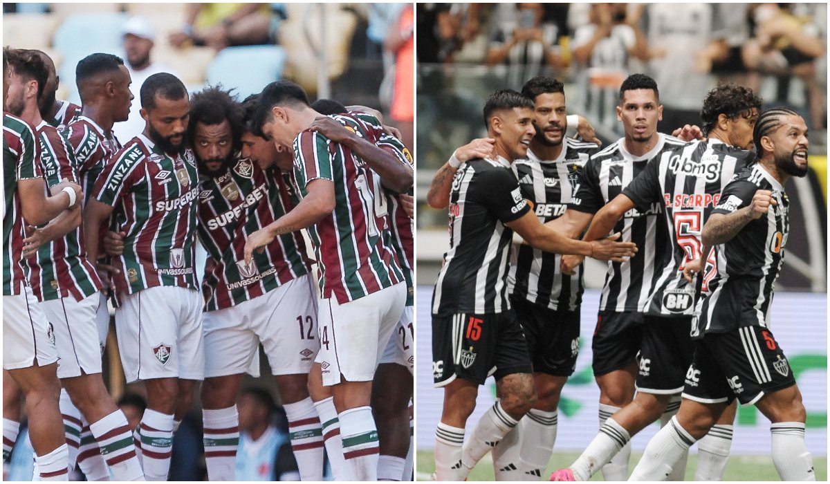Fluminense e Atlético prometem confronto de alto nível no Campeonato Brasileiro (foto: Lucas Merçon/Fluminense e Alexandre Guzanshe/EM/D.A Press)