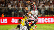 Lance de gol do Fluminense sobre o Atlético (foto: Marcelo Gonçalves/Fluminense)